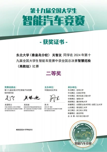 National Second Prize · Smart Inspection